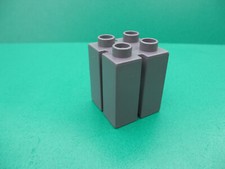 Lego Duplo Stein dunkelgrau hoch Ritter 41978 4776 4864 Ritterburg (210123L)