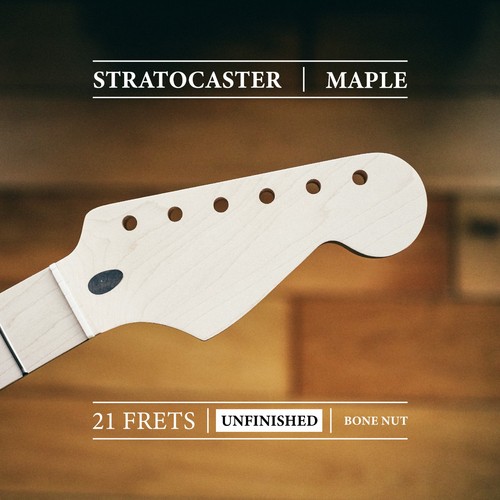 Stratocaster hals ahorn - stratocaster,