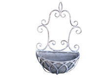 Wand Pflanzschale H50cm Shabby