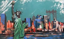 Handgefertigtes 3D-Metallbild