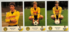 3 Autogrammkarten  Borussia