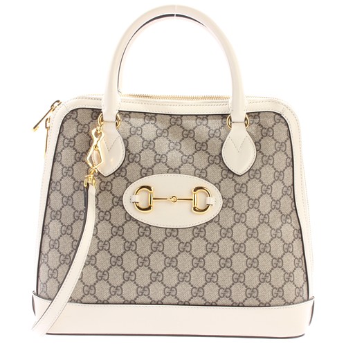 Gucci handtasche weiß braun - gucci,