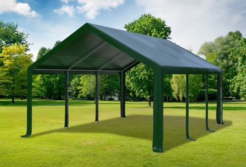 Partyzelt 4x6m grün pvc - partyzelt,
