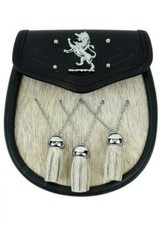 NEU HALBES KLEID KILT SPORRAN