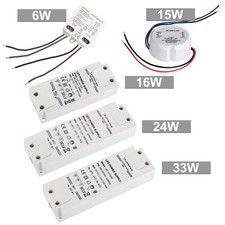 LED Trafo 12V DC Transformator Konverter 6W 15W 16W 24W 33W kleine Bauform CE