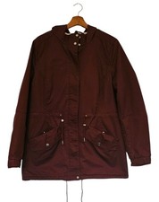 Damen parka jacke bordeaux - damen,