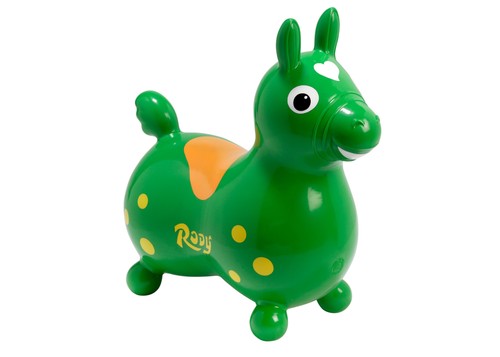 Rody sprungpferd grün - rody,