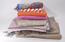 8x DAMEN SCHAL & Tücher 2x Klepper Fleece Schal / Kaschmir & Wolle Stola Set