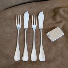 Fischbesteck antik aus dem Grand Hotel Reichspost Dresden 2er-Set Gebrüder Hepp