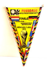 WM Wimpel Finale 1974 München Niederlände - Bundesrepublik Deutschland