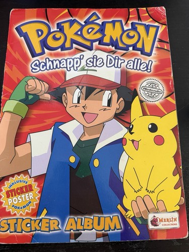 Merlin pokemon sticker album - merlin,