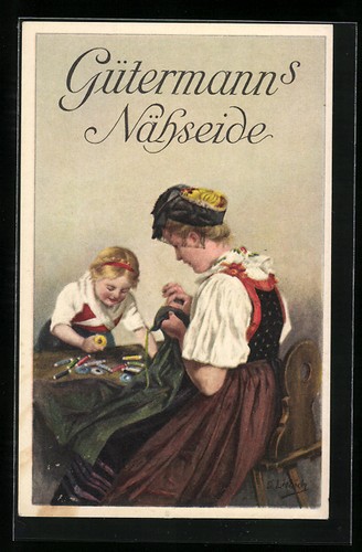 Künstler curt liebich - künstler-ak,