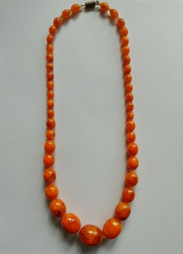 Art deco bernstein kette - art,