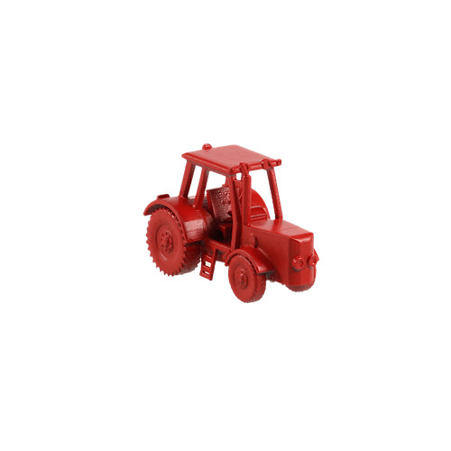 Spur traktor klein rot mit - n,