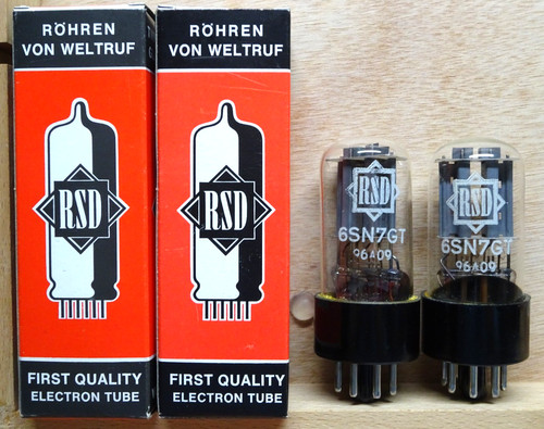 Pair rsd 6sn7gt - pair:,