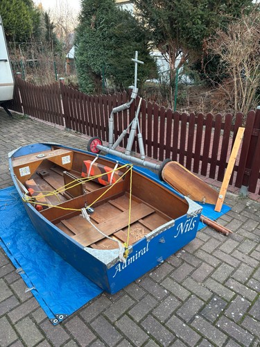Segelboot optimist holz - segelboot,