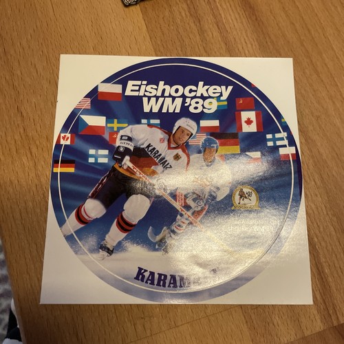 Aufkleber eishockey 89 - wm,