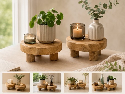 Blumenhocker holzsockel - blumenhocker,