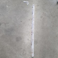 Relaxdays Duschrollo Badaccessoires Shell Design Wasserabweisend Sichtschutz Bad