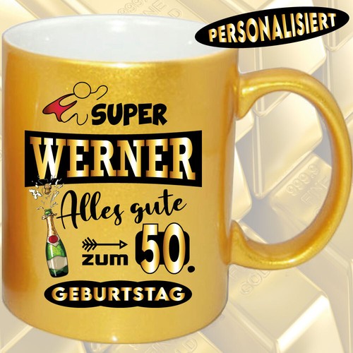 Glitzertasse geburtstag - glitzertasse,