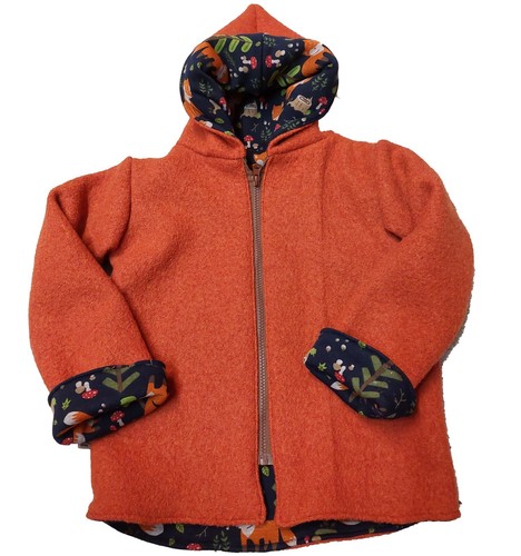 Wollwalkjacke zipfeljacke - wollwalkjacke,