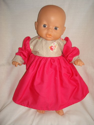Handgefertigtes rosa beige