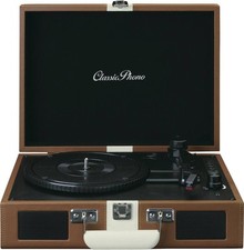 Lenco Plattenspieler TT-120 Manuell +Verstärker und Lautsprecher Blueto. B Ware