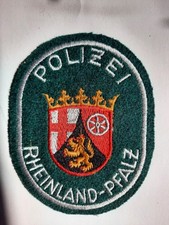 Polizei Rheinland-Pfalz Abzeichen, Original, gestickt, Patch, Aufnäher, Uniform