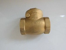 Rückschlagklappe Messing