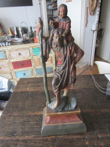 Barock christopherus holz - barock,,