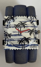 Stamps Uhr: Palm Beach mit Armband Alpha Washed Blue (Zugarmband)