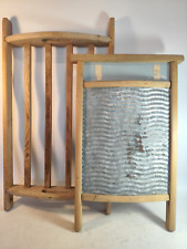 Alt Waschbrett Wäschegitter Wäscherost Handtuchhalter Garten Deko Landhaus #4