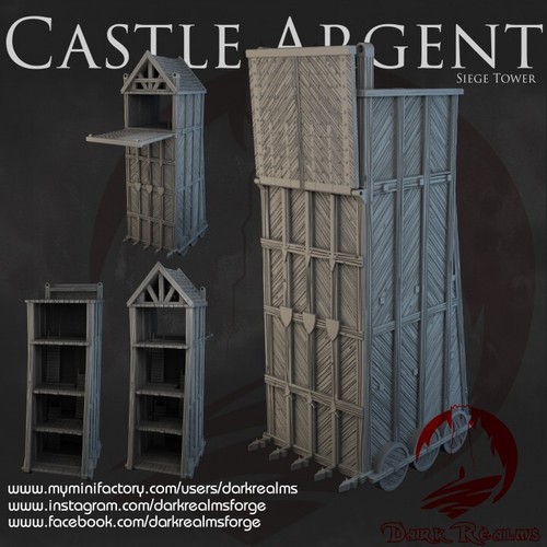 Dark realms castle - castle, argent