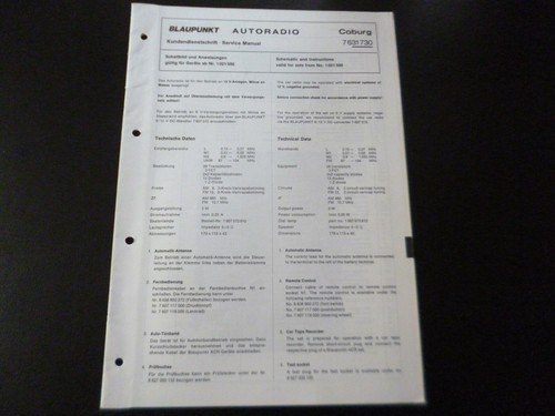 Original service manual - service,