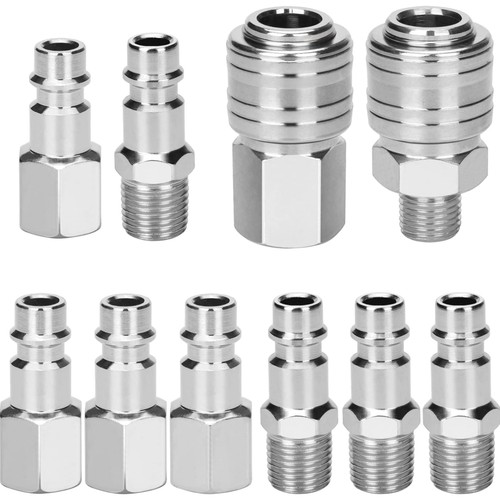 Druckluftkupplung 10er set - set, 1/4