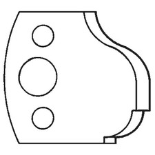 Scheppach Profilmesser Paar