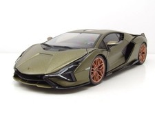 Lamborghini Sian FKP 37 2019 matt olive metallic Modellauto 1:18 Bburago