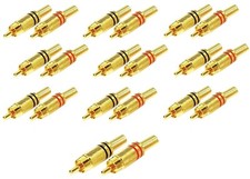 20x PROFI Cinch Stecker male