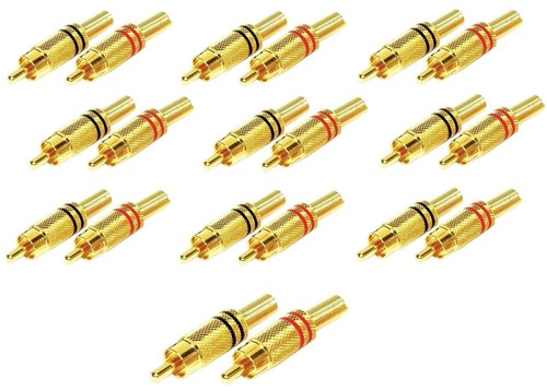 20x profi cinch stecker male - profi,