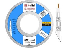 Koaxialkabel 135dB, 100m spule