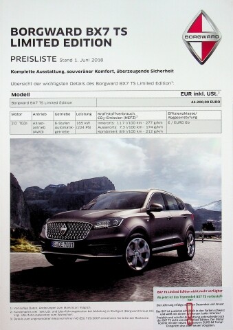 299638 borgward bx7 - 299638),