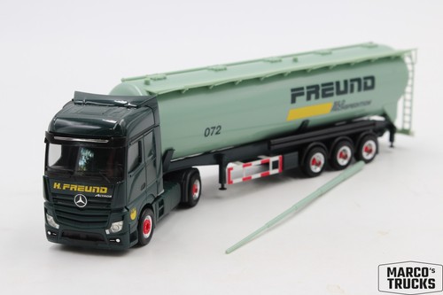 Herpa actros silo sattelzug - actros, silo-sattelzug