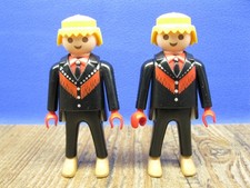 2x Motorrad Fahrer aus 3062 Highway Rider Figur City Racing Playmobil PF1331