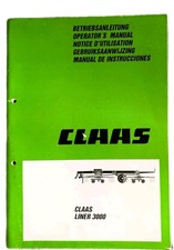 Claas Betriebsanleitung Liner