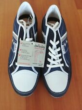 Swissies Schuhe,Größe 39, Blau & Weiß, Mit glitzernden Schnürsenkeln, Ungetragen