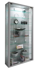 Holz Glas Stand Vitrine