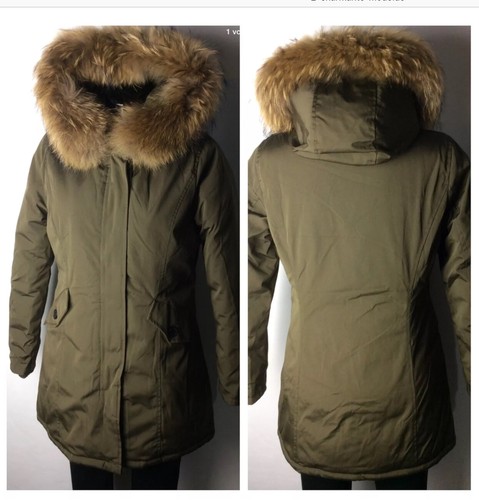 Attentif damen echtfell parka - echtfell,