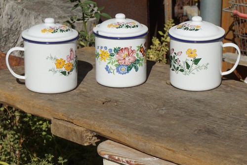 Ddr emaille topf set - 3, x