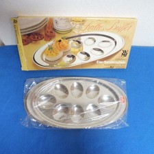?OVP?WMF Cromargan Eier-Servierschale Serviertablett Tablett Edelstahl Eier