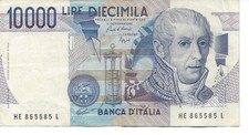 Banknote Geldschein Italien